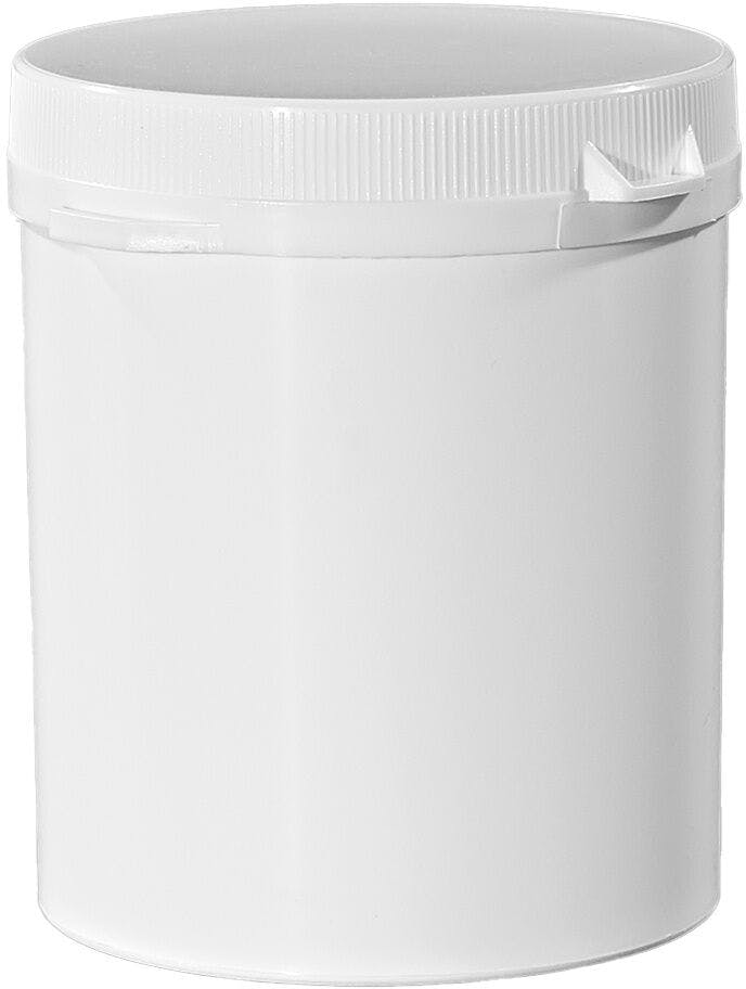 Plastic can 250 ml white D70