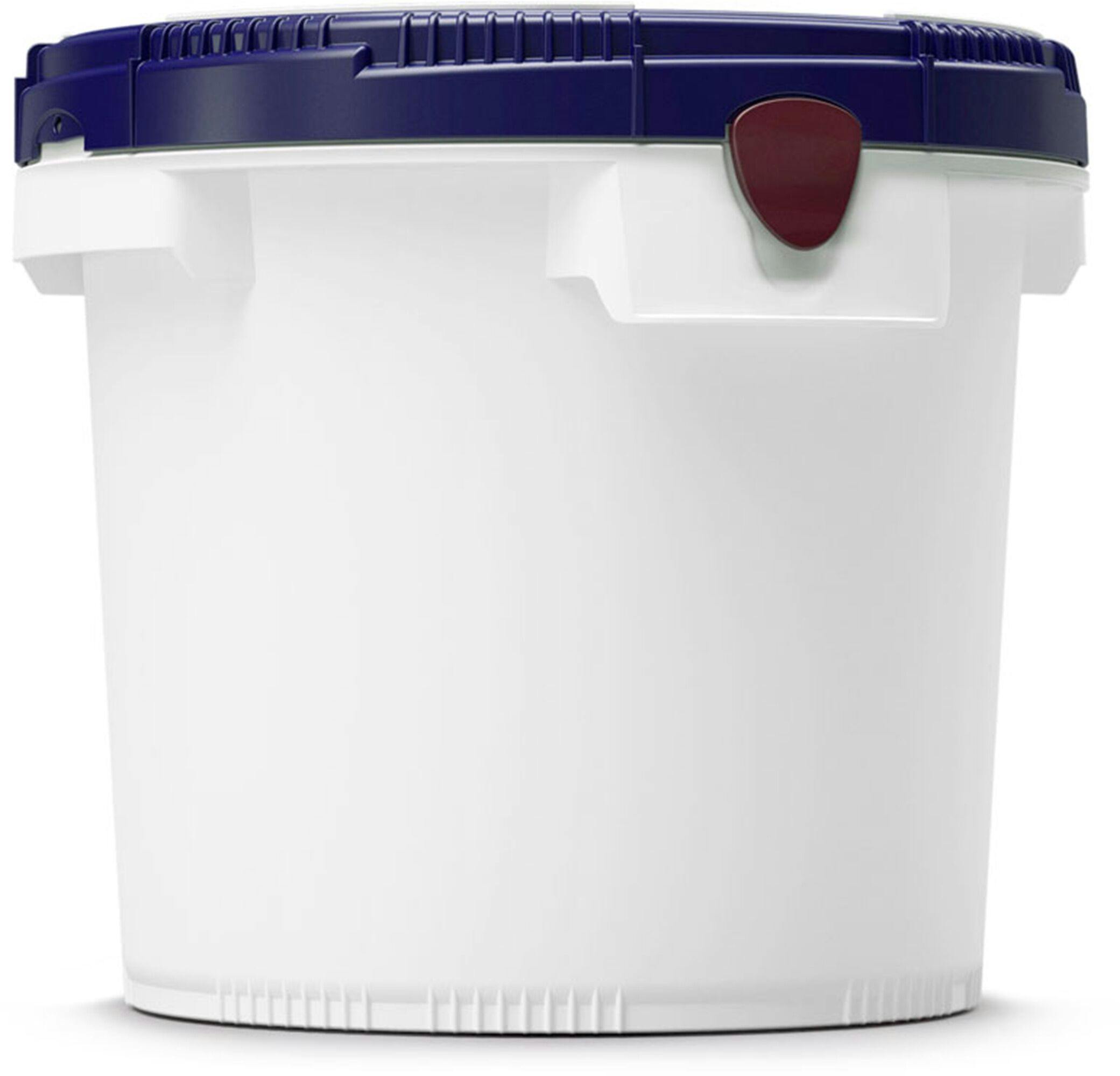 Plastic pail 6 L white