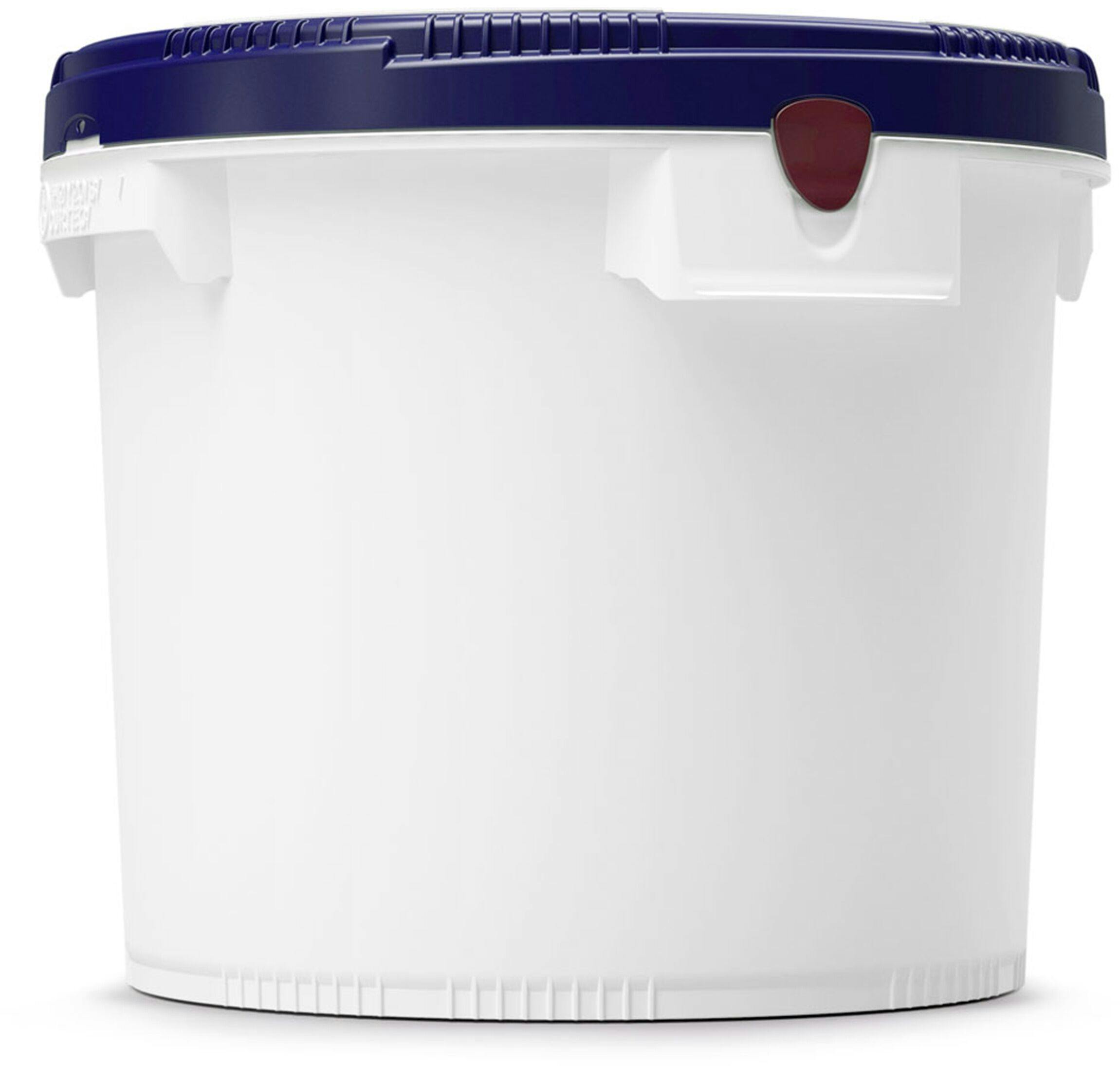 Plastic pail 15 L White