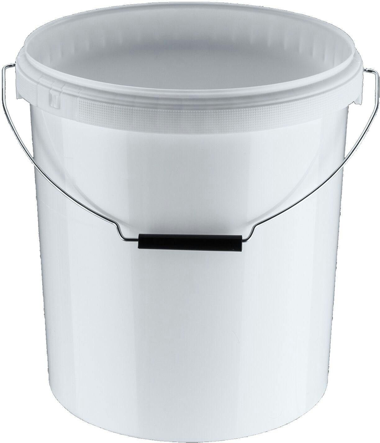 Plastic pail 15 liters White