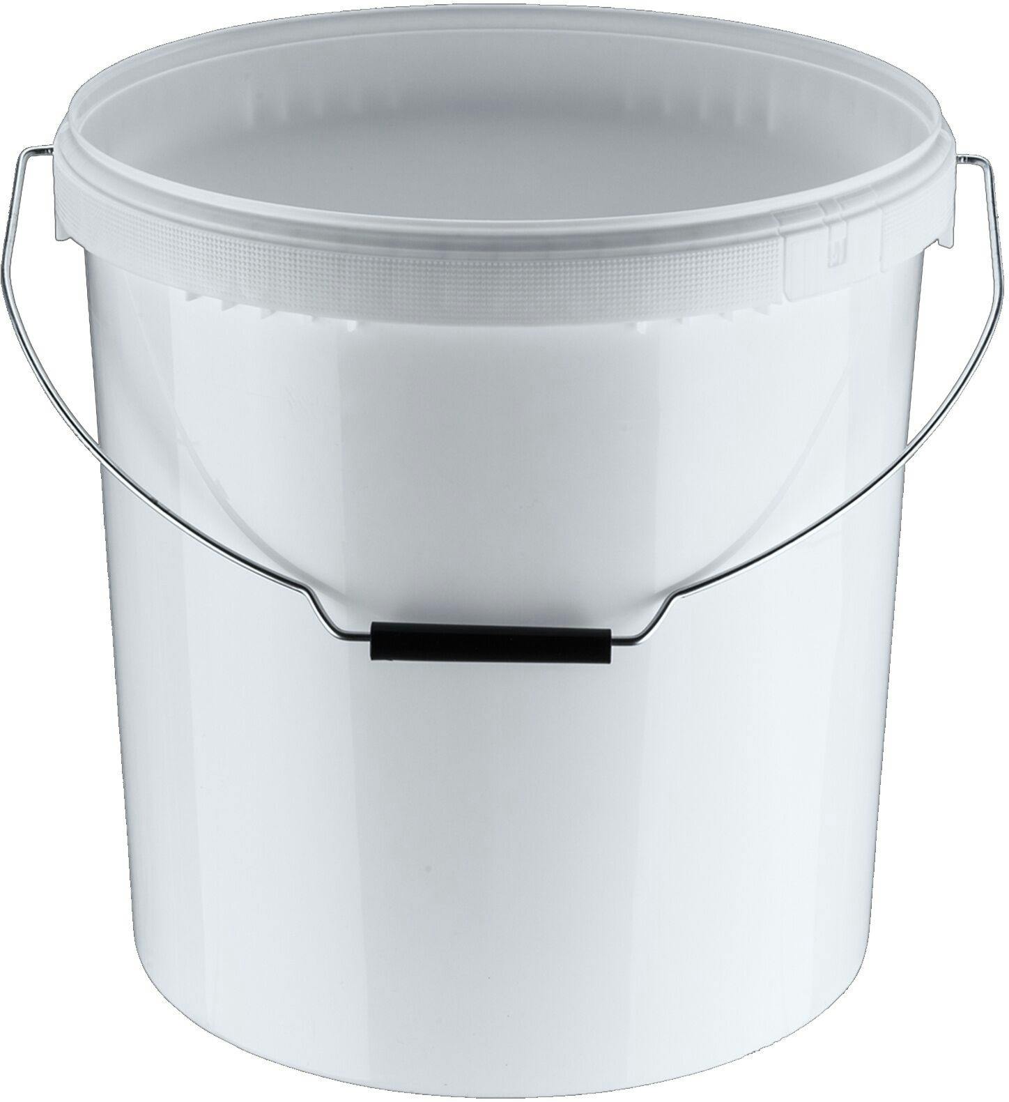 Plastic pail 20 liters White