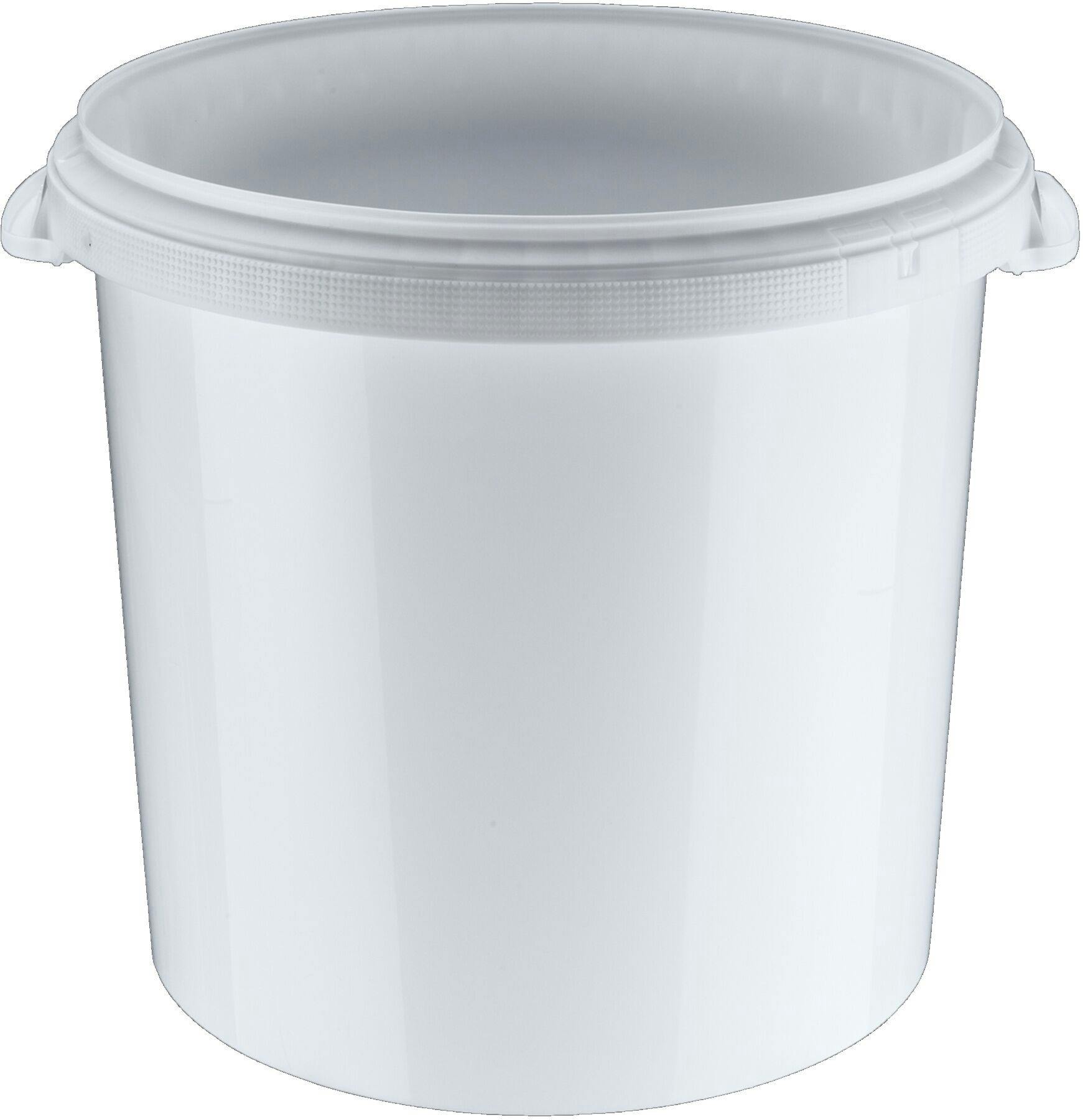 Plastic pail 27 liters White