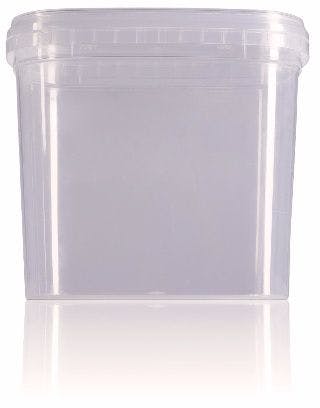 Rectangular plastic bucket 800 ml