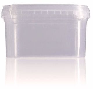 Rectangular plastic bucket 500 ml