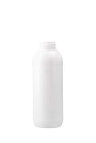 Bottle 1L. white D50 90G HOM P. PLAST.