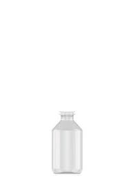Bottle PET VIAL 250CC TRANSP  D32 STERILE