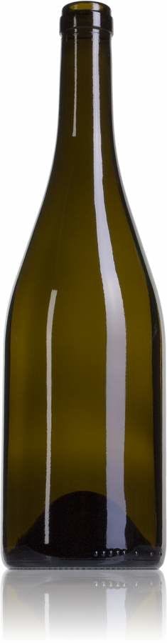 Borgoña Terra 75 CA-750ml-Korkverschluss-STD-185-glasbehältnisse-glasflaschen-burgunderflaschen