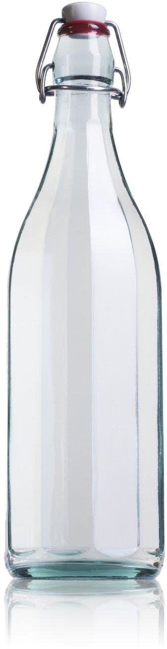 Faceted swing top Costolata 1000 ml