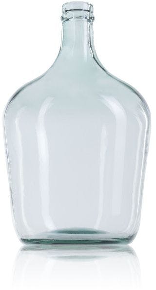 Garrafa grande de vidro de 4 litros