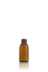 Topacio 100 ml PP28-behälter-für- labor-und-apotheke-glasflaschen-glasgefäße-für-labors