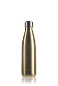 Edelstahl-Thermoflasche 500 ml gold