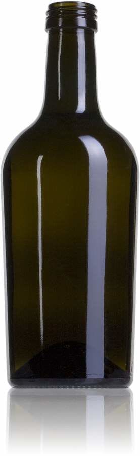 Cubana 500 VE boca Rosca SPP (A315)-envases-de-vidrio-botellas-de-cristal-aceites-y-vinagres
