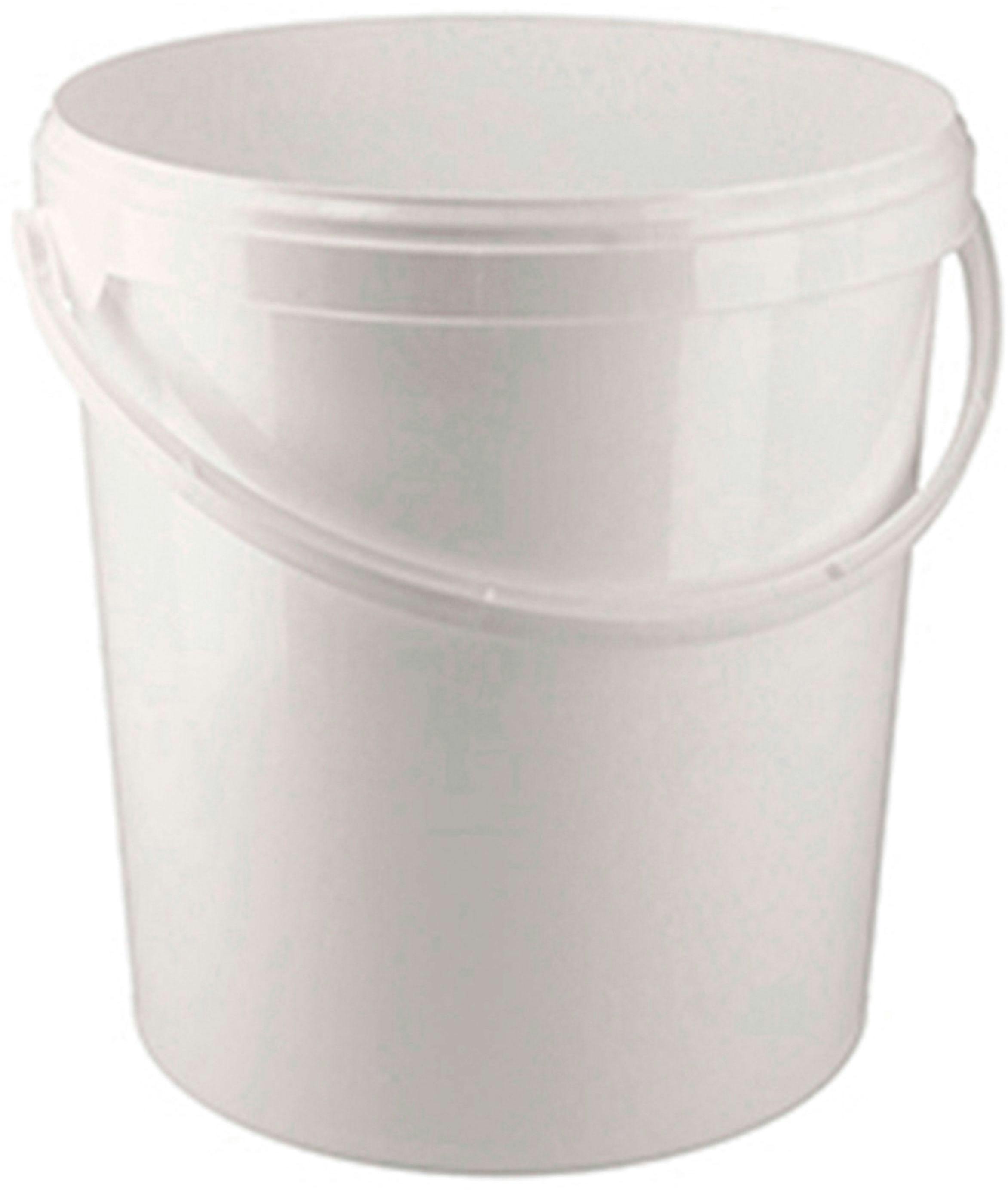Bucket PP 15 liters white  D290