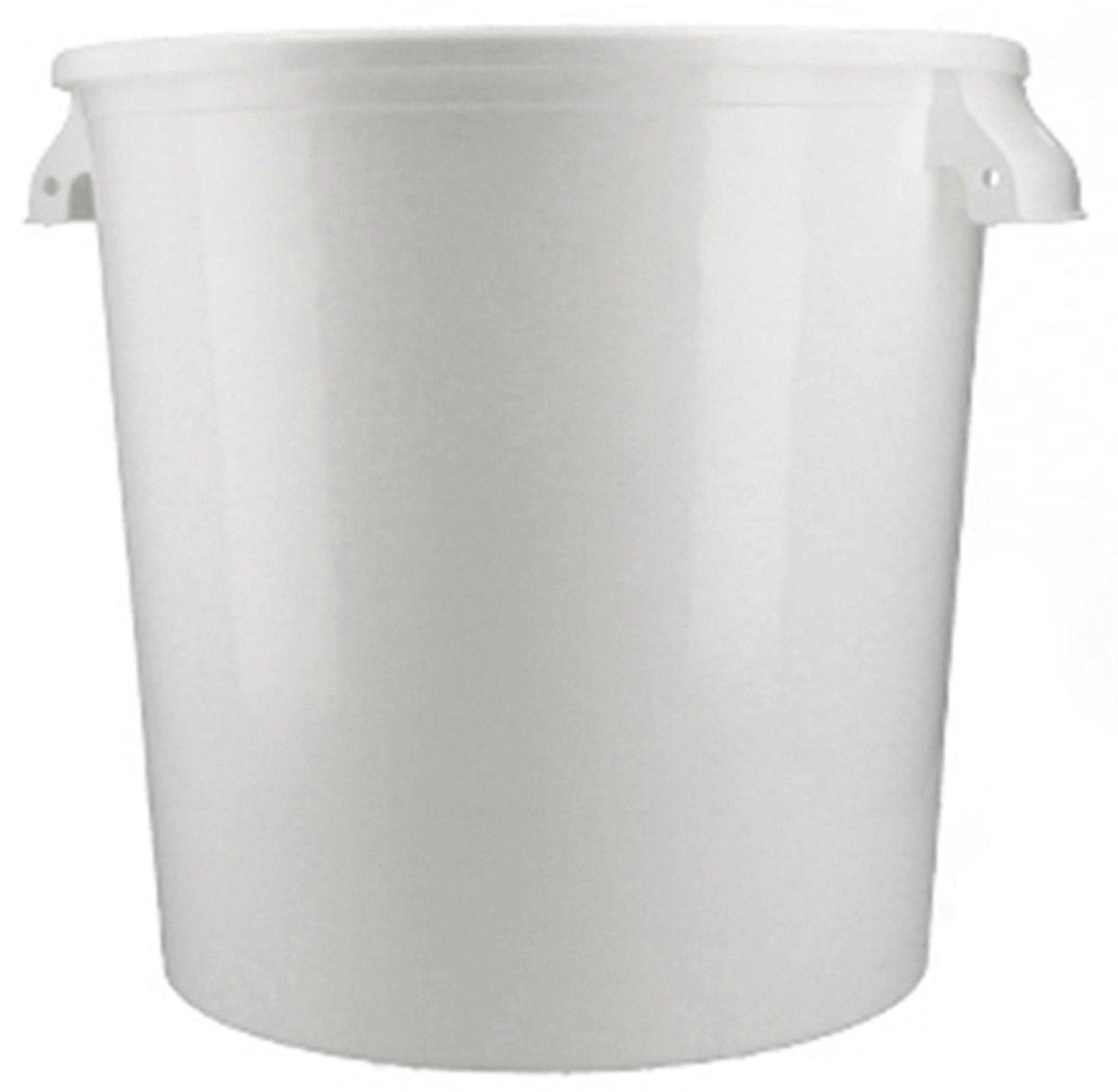 Bucket PP 25 liters white approved  D300