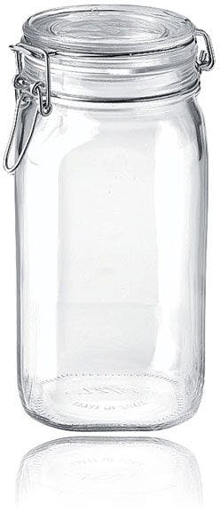 Fido Quadratisches luftdichtes Glas 1500 ml