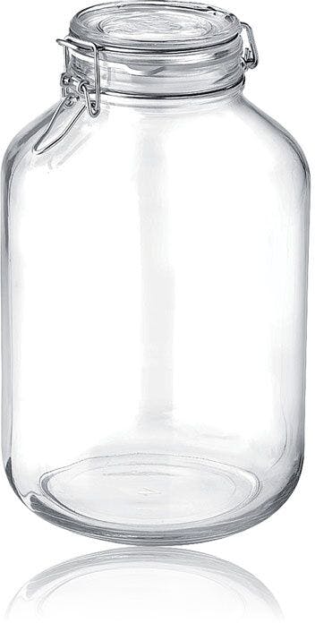 Fido Quadratisches luftdichtes Glas 1500 ml