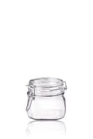 Fido Quadratisches luftdichtes Glas 500 ml