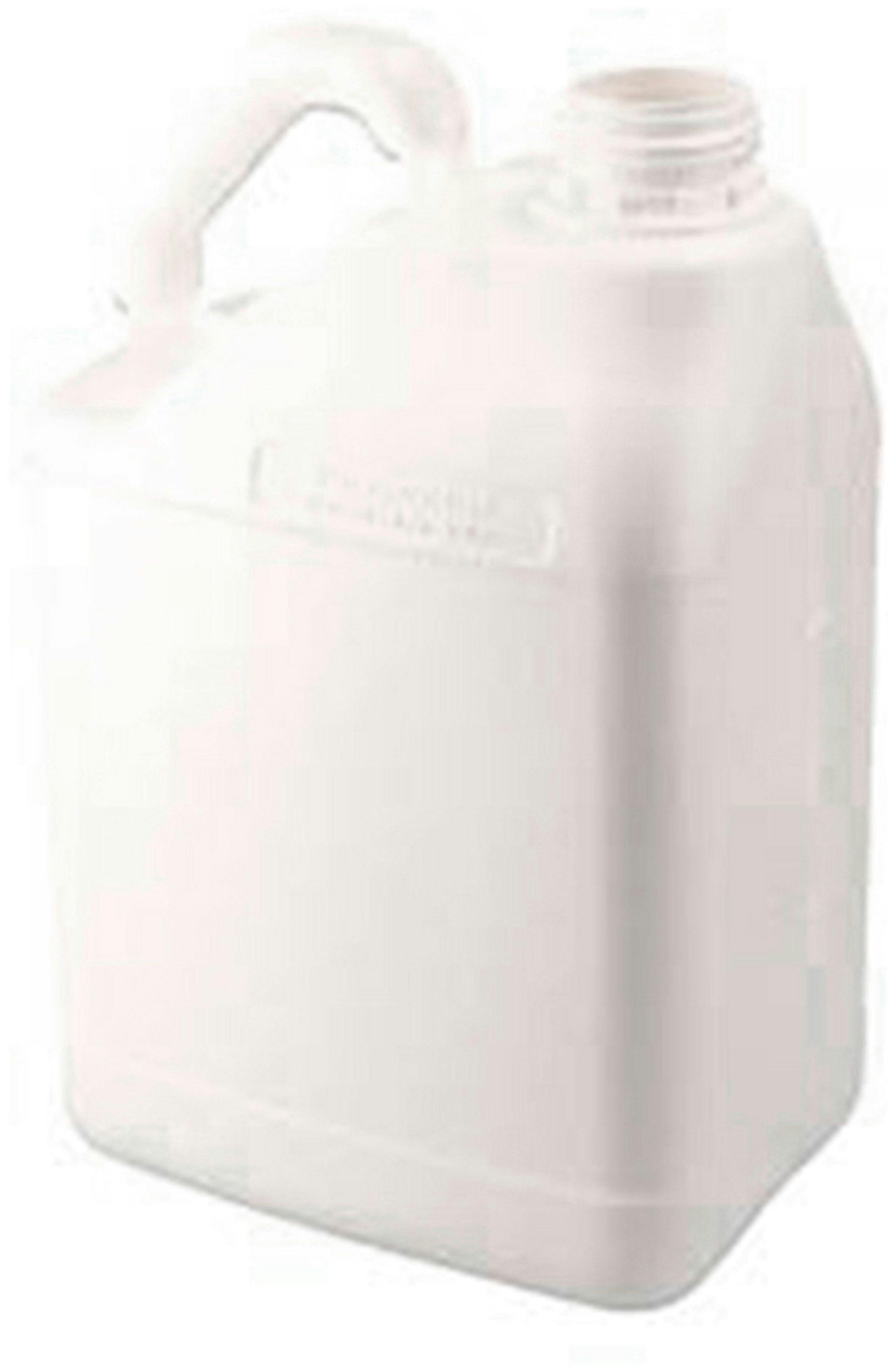 Jerrican fluorinated HDPE 5 liters white homologated J-CAP40 D63