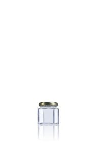 Hexa 47-47ml-TO-043-glasbehältnisse-gläser-glasbehälter-und-glasgefäße-für-lebensmittel