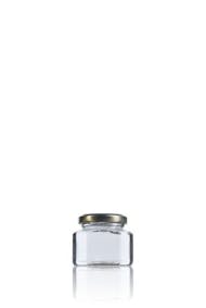 Hexa 106-106ml-TO-053-glasbehältnisse-gläser-glasbehälter-und-glasgefäße-für-lebensmittel