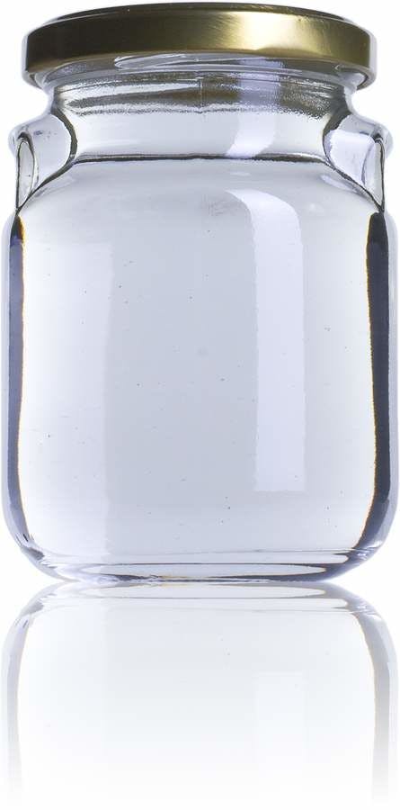 Jarra Lusa 275 ml TO 063 Embalagens de vidro Boioes frascos e potes de vidro para alimentaçao