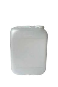 Tanica impilabile in plastica bianca traslucida da 5 litri