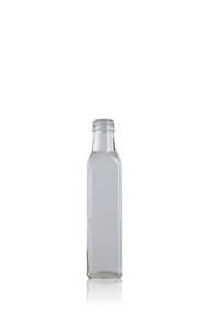 Marasca 250 BL boca Rosca SPP (A315)-envases-de-vidrio-botellas-de-cristal-aceites-y-vinagres Transparente