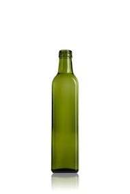 Marasca 500 AV thread finish SPP (A315) MetaIMGIn Botellas de cristal para aceites Green
