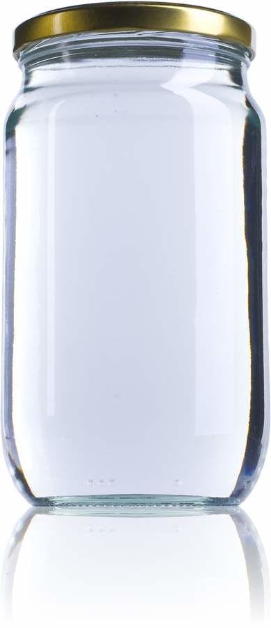 N 850-850ml-TO-082-glasbehältnisse-gläser-glasbehälter-und-glasgefäße-für-lebensmittel