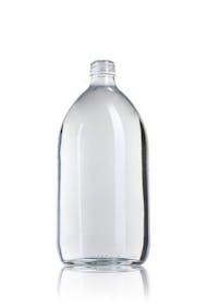 Ocean 1000 ML PP28 Embalagens para laboratório e farmácia Garrafas frascos de vidro cristal para laboratório