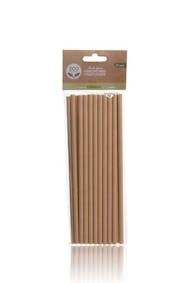 Biodegradable cardboard drinking straws 19 cm