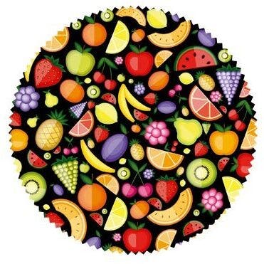 Fruits paper lid covers