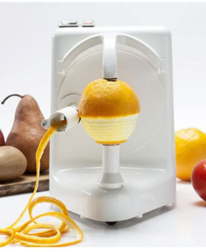 Descascador elétrico de frutas e legumes