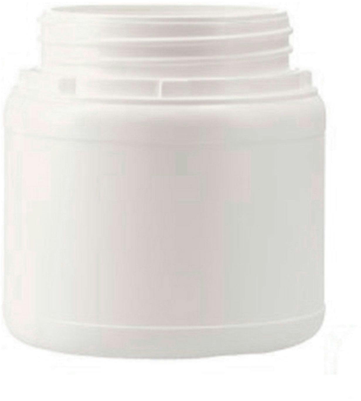 Jar HDPE 500 ml white  Precinto D80