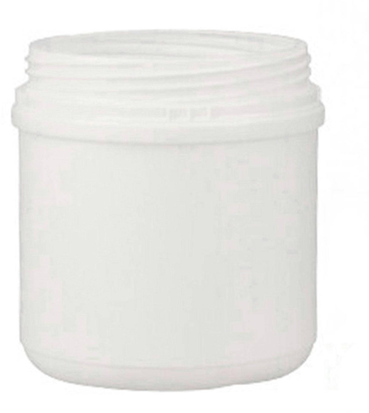 Jar HDPE 500 ml white approved J-CAP40 D80