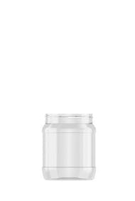 Jar  PET cylindrical 1L TRANSP D100 