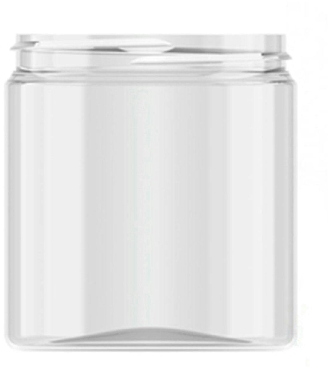 Jar R-PET 300 ml transparent Round D70