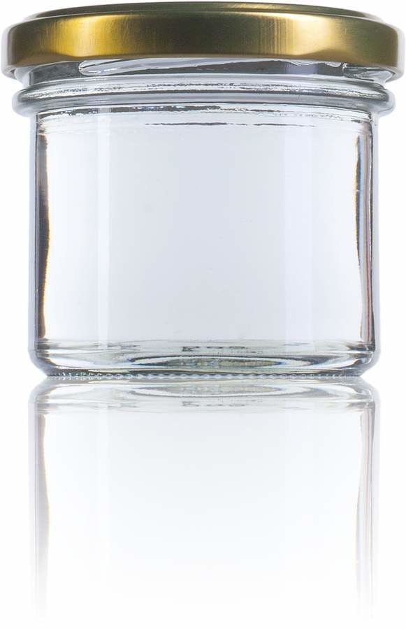 Recto 125 125ml TO 066 Embalagens de vidro Boioes frascos e potes de vidro para alimentaçao
