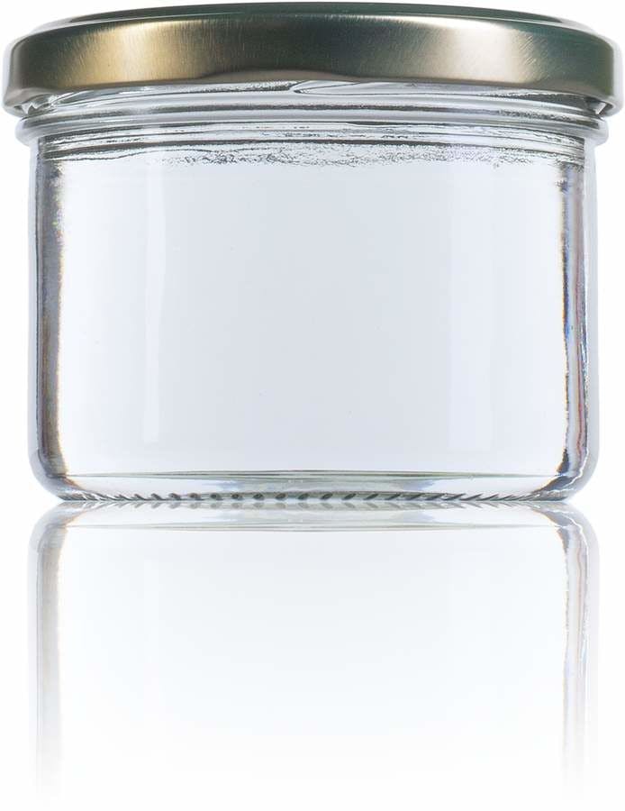 Recto 235 ml TO 082 Embalagens de vidro Boioes frascos e potes de vidro para alimentaçao
