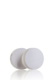 Coperchio in plastica bianco per vasetto di yogurt
