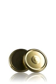 TO-Deckel 63 Gold Sterilisationsfest mit Button-verschlusssysteme-deckel