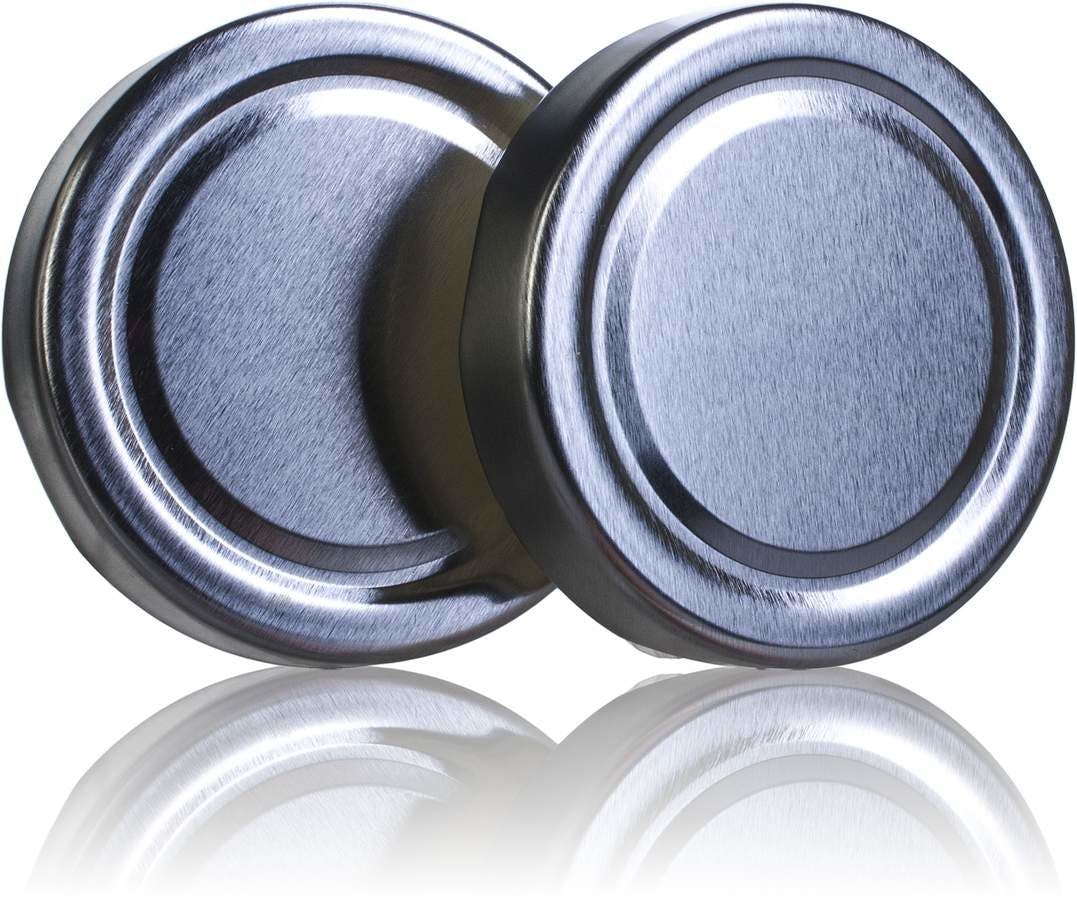 TO-Deckel 66 DEEP Silber Pasteurisationsfest ohne Button-verschlusssysteme-deckel