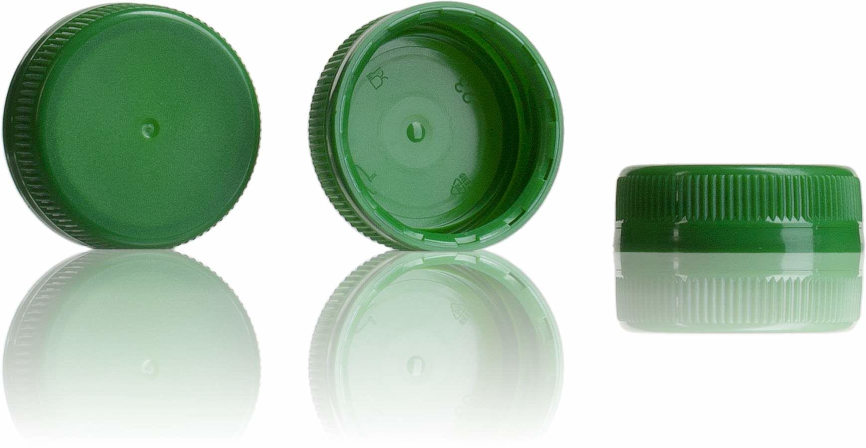 Stopper Green 38 mm 38 33 3 threads MetaIMGIn Tapones