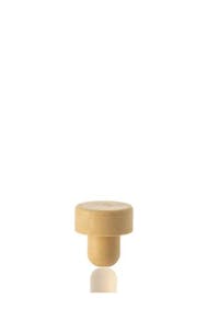Natural synthetic cork stopper 21.5X10