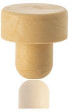 Natural synthetic cork stopper 21.5X10