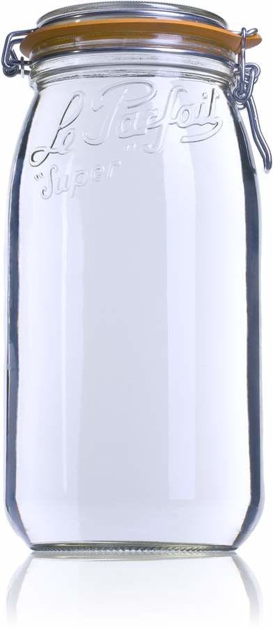 Le Parfait Super 3000 ml 100 mm-envases-de-vidrio-tarros-frascos-de-vidrio-y-botes-de-cristal-le-parfait-super-terrines-wiss