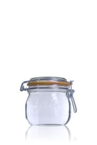 Airtight glass jar Le Parfait Super 500 ml 500ml BocaLPS 085mm MetaIMGIn Tarros de vidrio hermeticos Le Parfait