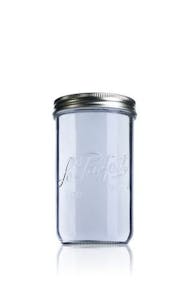 Einmachglas Le Parfait Wiss 1000 ml 100 mm-1000ml-MündungLPW-100mm-glasbehältnisse-gläser-glasbehälter-le-parfait-super-terrines-wiss