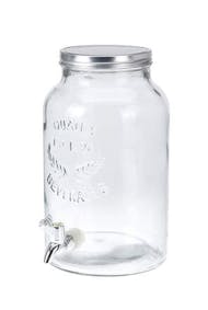 Distributore di bevande vaso in vetro con rubinetto 5500 ml
