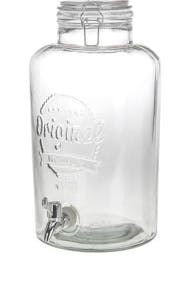 Getränkespender Glas mit Wasserhahn 8000 ml